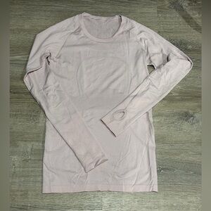 lululemon athletica Pink Long Sleeve Top